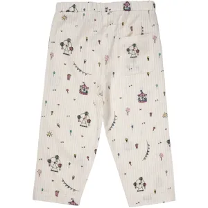 Chiffon Copenhagen Colors Cream Tivoli Print Printed Pants Trendy