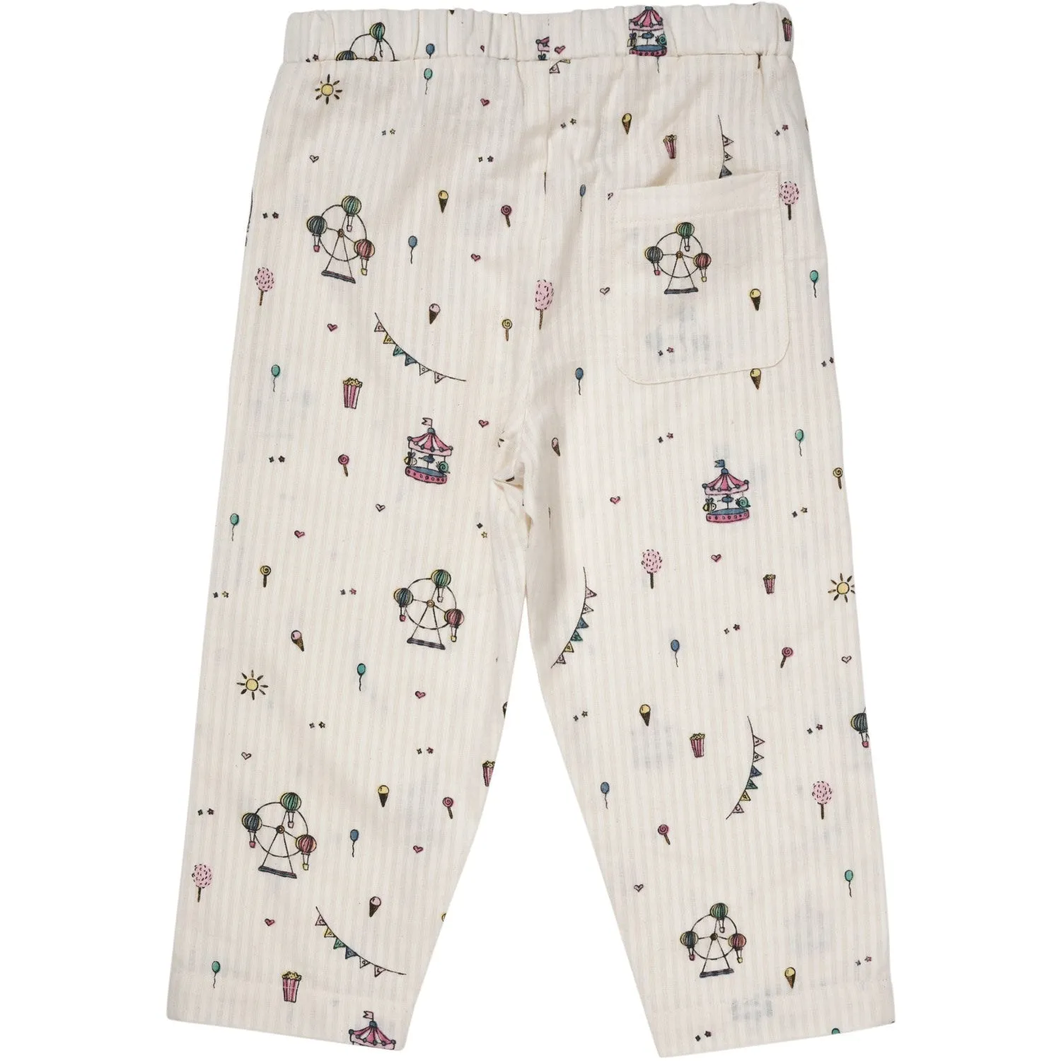 Chiffon Copenhagen Colors Cream Tivoli Print Printed Pants Trendy