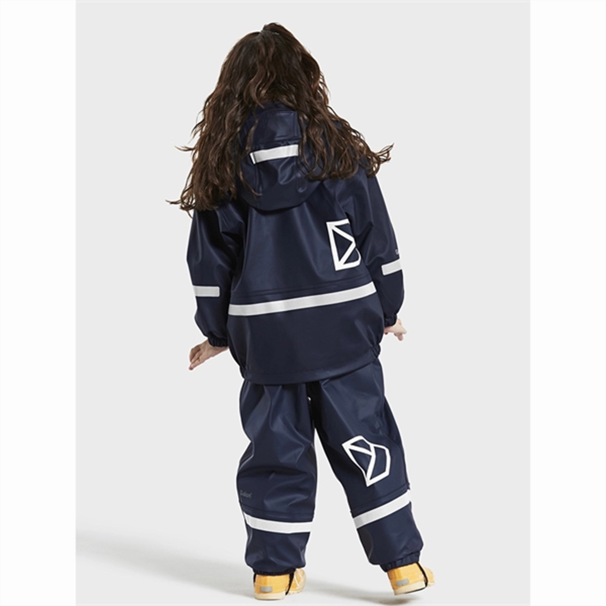 Chiffon Didriksons Boardman Kids Navy Rain Set