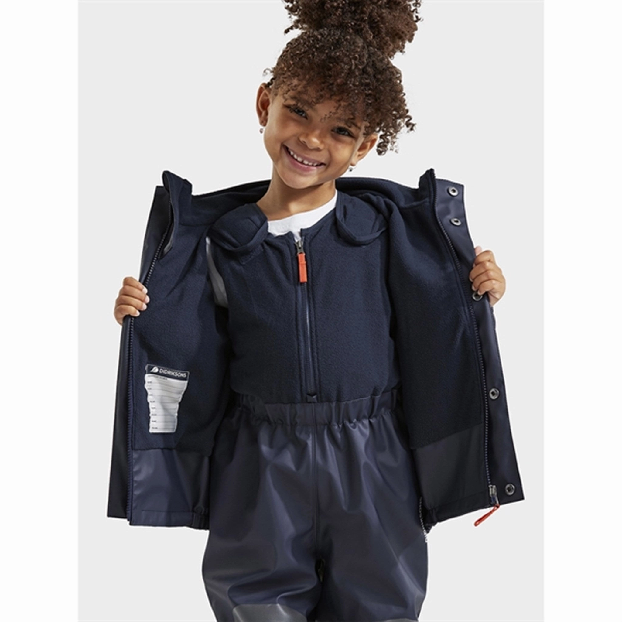 Chiffon Didriksons Boardman Kids Navy Rain Set