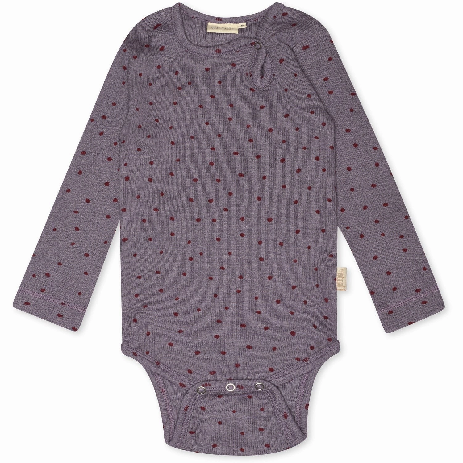 Chiffon Petit Piao Dusty Violet Dot Body Modal Dot Subtle