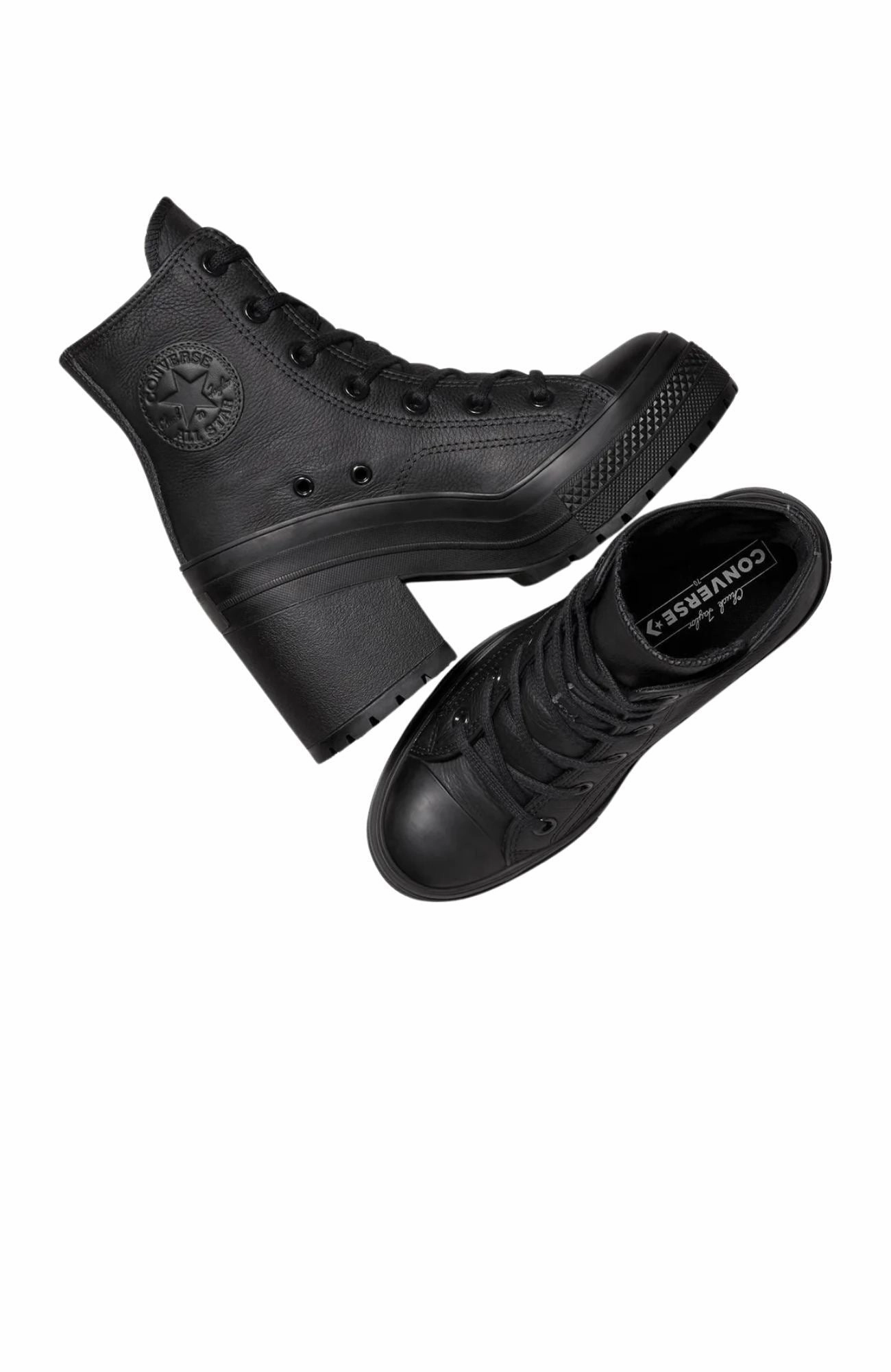 Chuck Taylor All Star 70 De Luxe Heel Canvas High Top Black versace sale