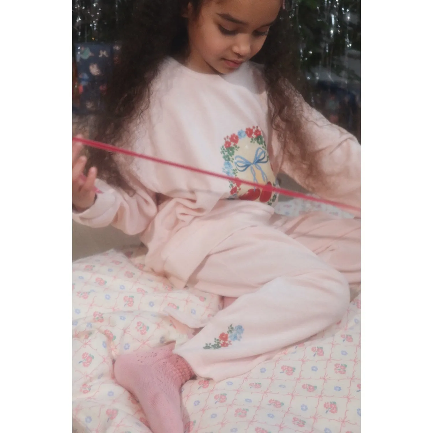 Classic Konges Sljd Creole Pink Velou Pants Gots