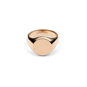 Classic Signet Ring Rose Gold