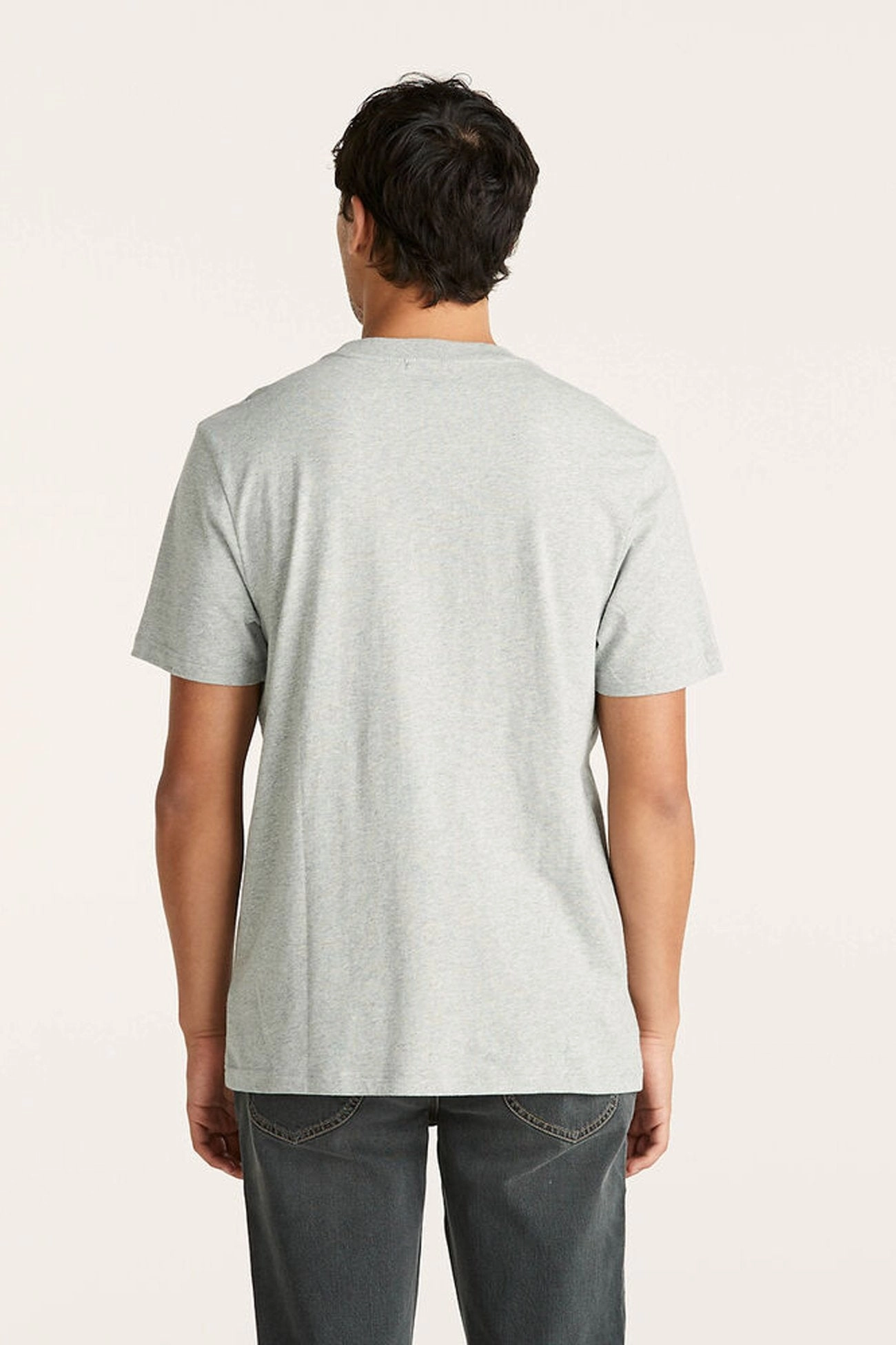 Classic Embroidery Tee Grey Marle eid sale