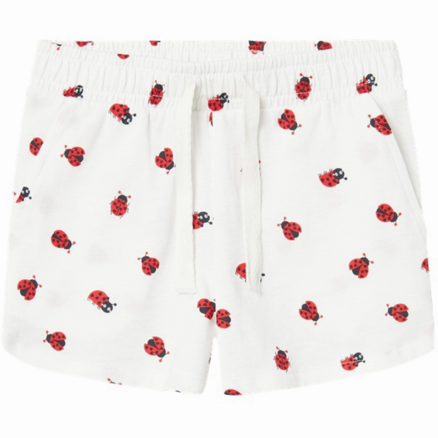 Name It Bright White Ladybugs Vigga Shorts Noos Retro Grandiose