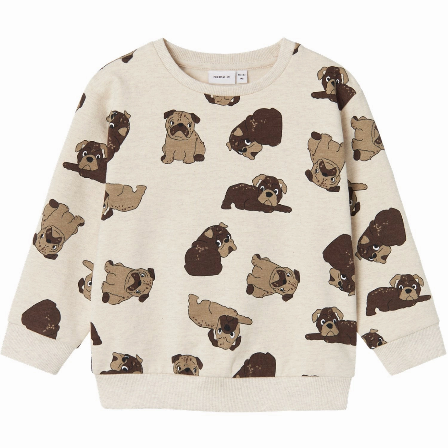 Name It Peyote Melange Rasmus Regular Sweatshirt Pristine Coveted