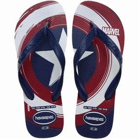 Classic shoes Havaianas Sandals Top Marvel Logomania Navy/Navy Leather shoes