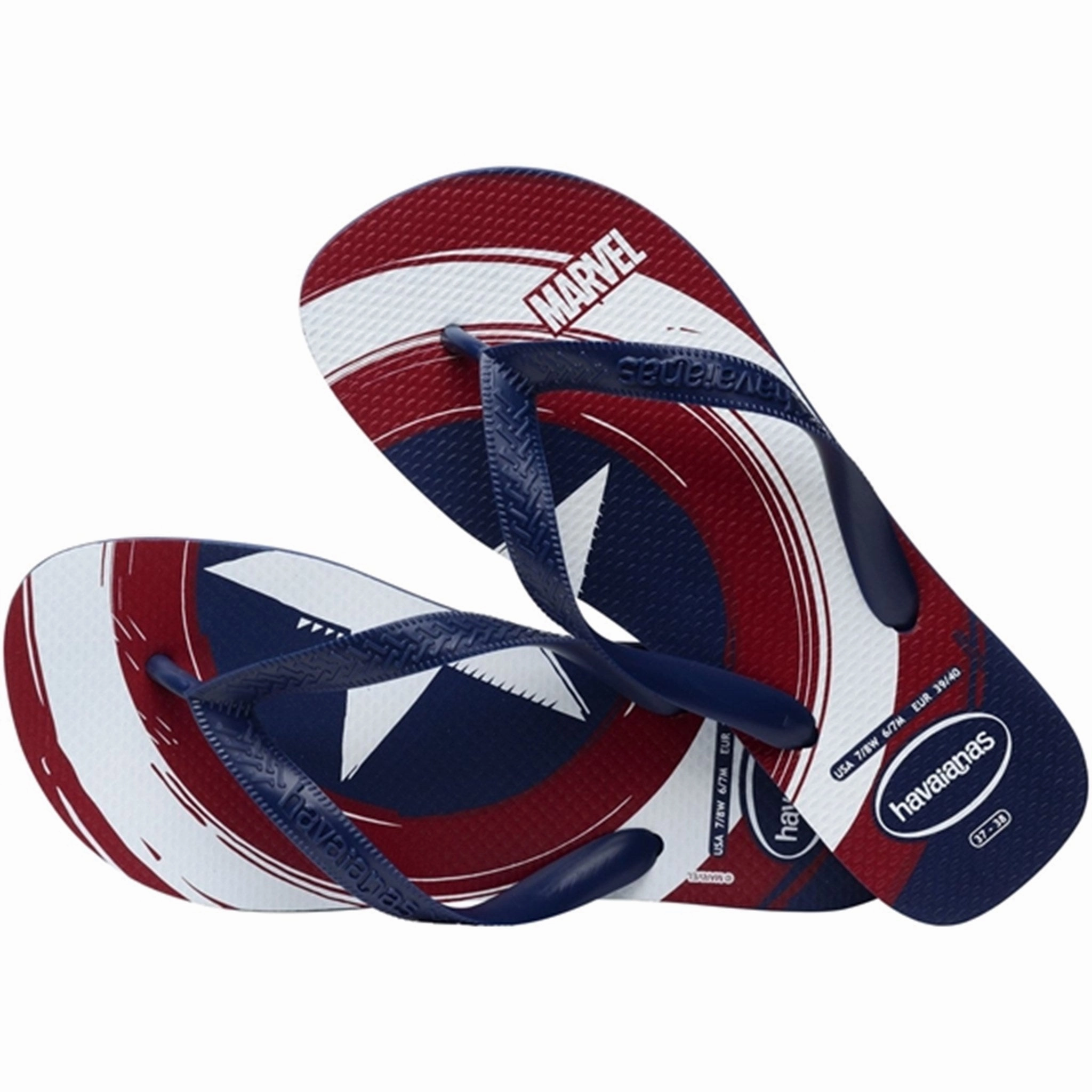 Classic shoes Havaianas Sandals Top Marvel Logomania Navy/Navy