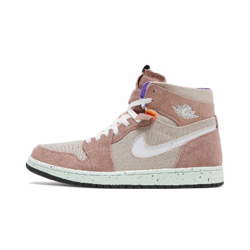Classic silhouette Jordan 1 High Zoom Air CMFT Fossil Stone Superior fabric