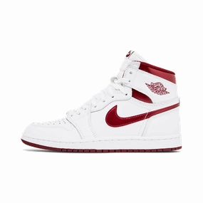 Classic silhouette Jordan 1 Retro High 85 Metallic Burgundy High-quality stitching