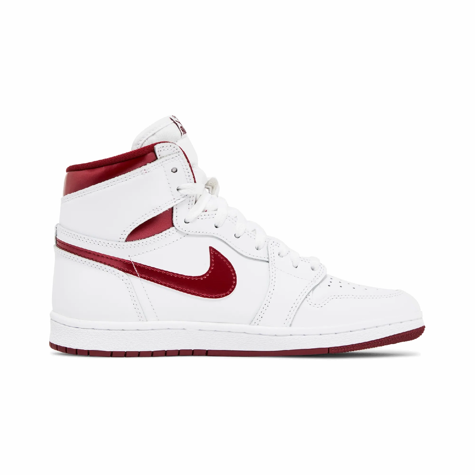 Classic silhouette Jordan 1 Retro High 85 Metallic Burgundy