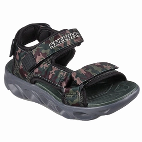 Classic Skechers S-Lights Hypno-Splash Sneakers Sun Breaks Black Olive Appealing