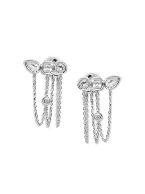 Cl??o Jaeda Triple Chain Earring