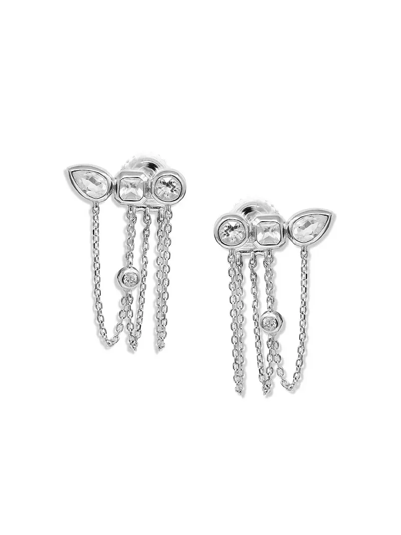 Cl??o Jaeda Triple Chain Earring