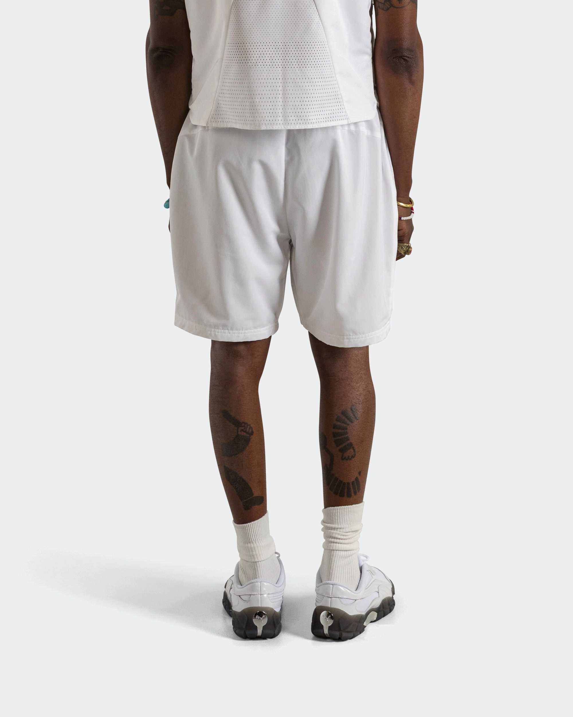 CLRT Shorts x Skepta - White fabiani new arrivals t-shirts
