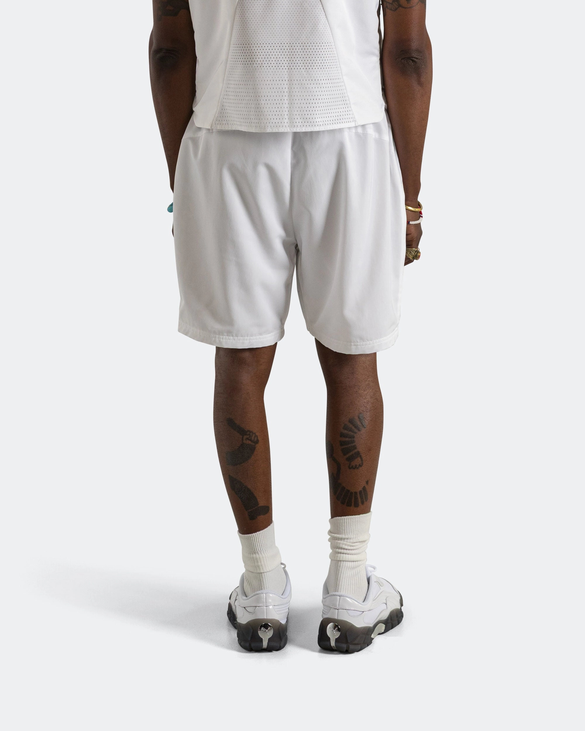 CLRT Shorts x Skepta - White fabiani new arrivals t-shirts