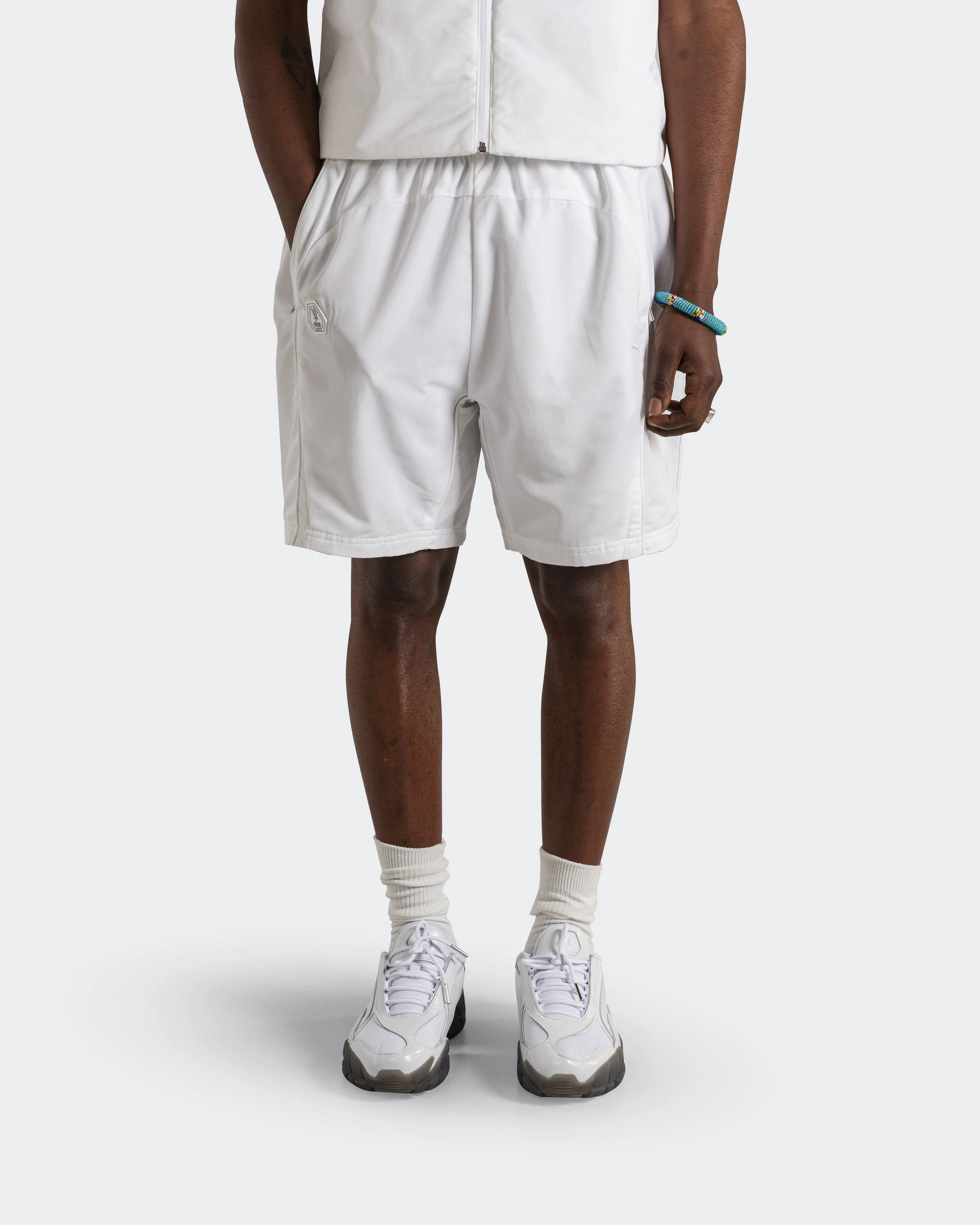 CLRT Shorts x Skepta - White fabiani new arrivals t-shirts