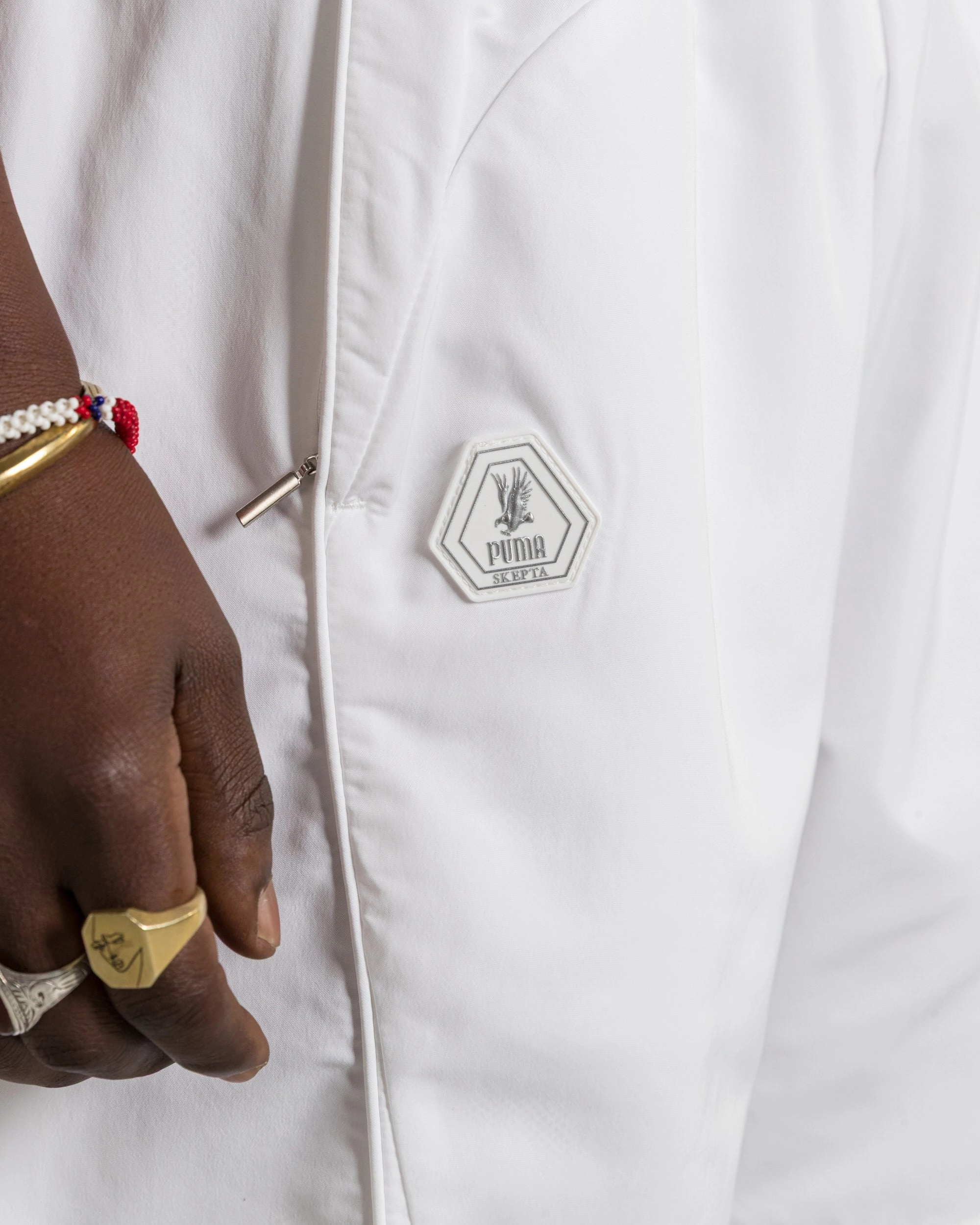 CLRT Shorts x Skepta - White fabiani new arrivals t-shirts