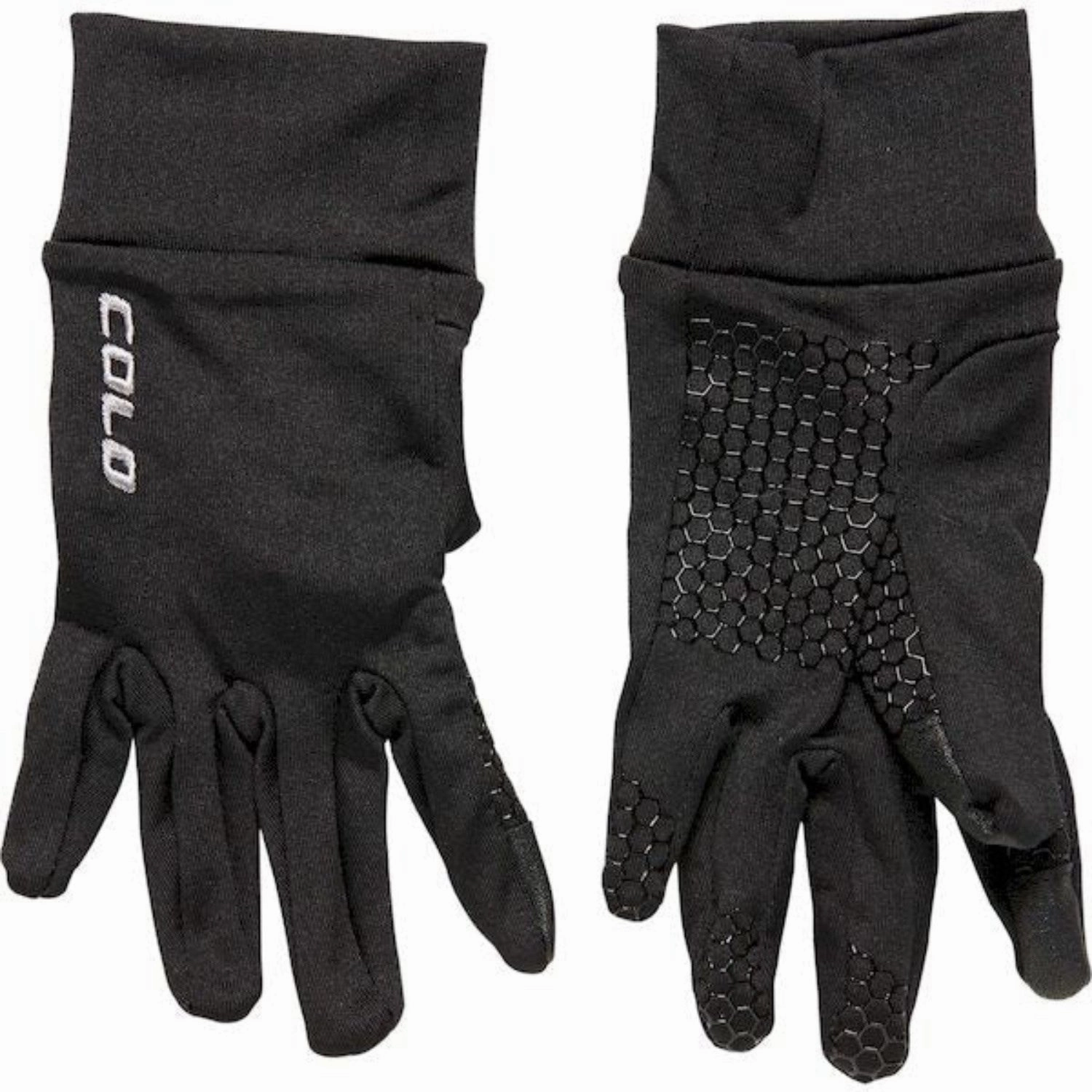 Cold Black I-Touch Gloves JR Zipper Tulle