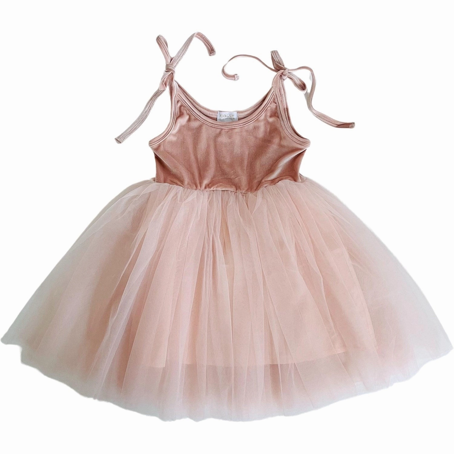 Collar Dolly by Le Petit Tom Pink Dolly Universe Velvet Cosmic Strings Tutu Dress Zipper