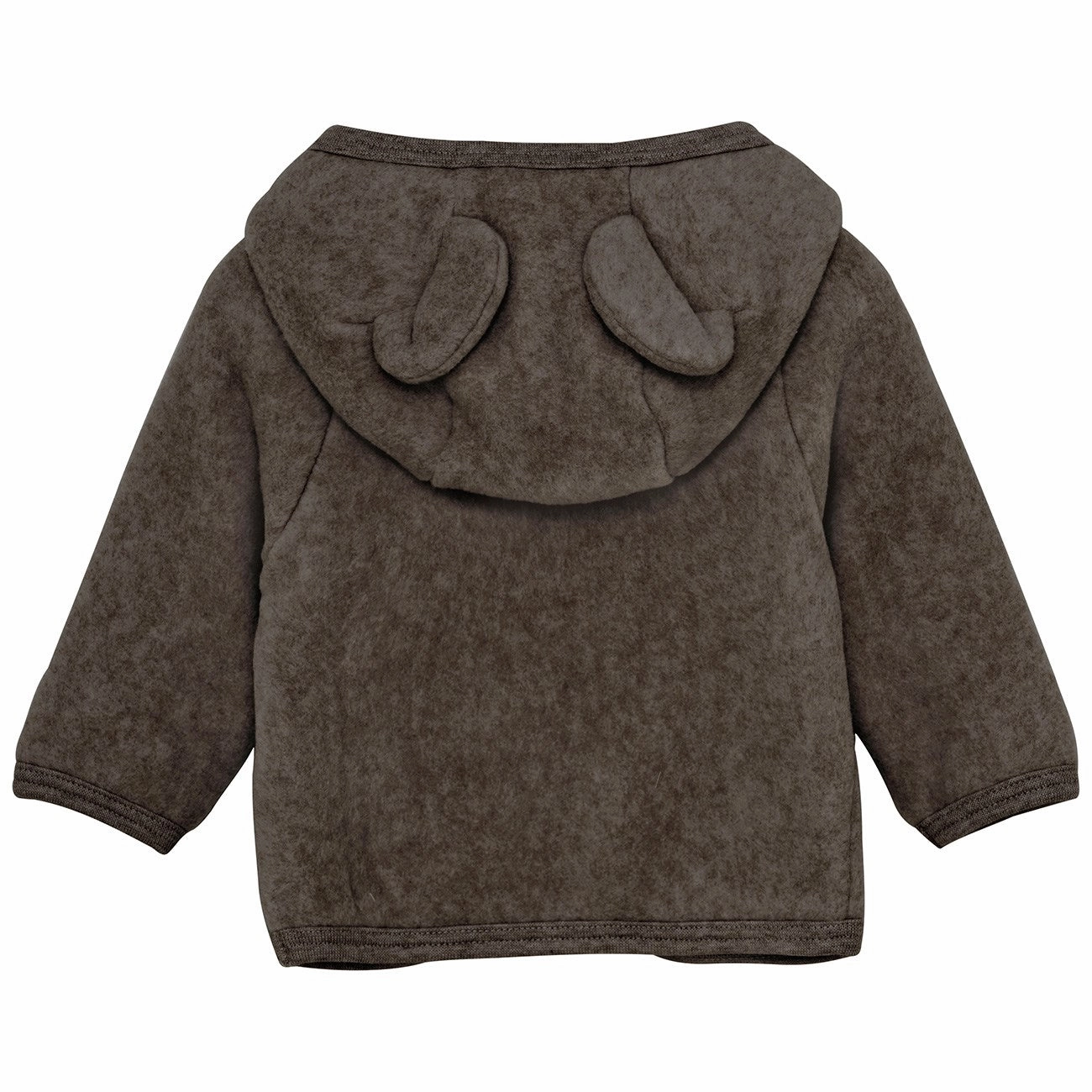 Collar Huttelihut Brown Melange Jacket Ears Cotton Fleece