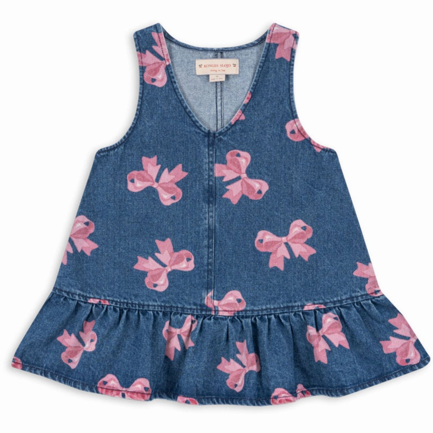 Collar Konges Sljd Bella Bow (For Denim) Magot Dress Gots Color