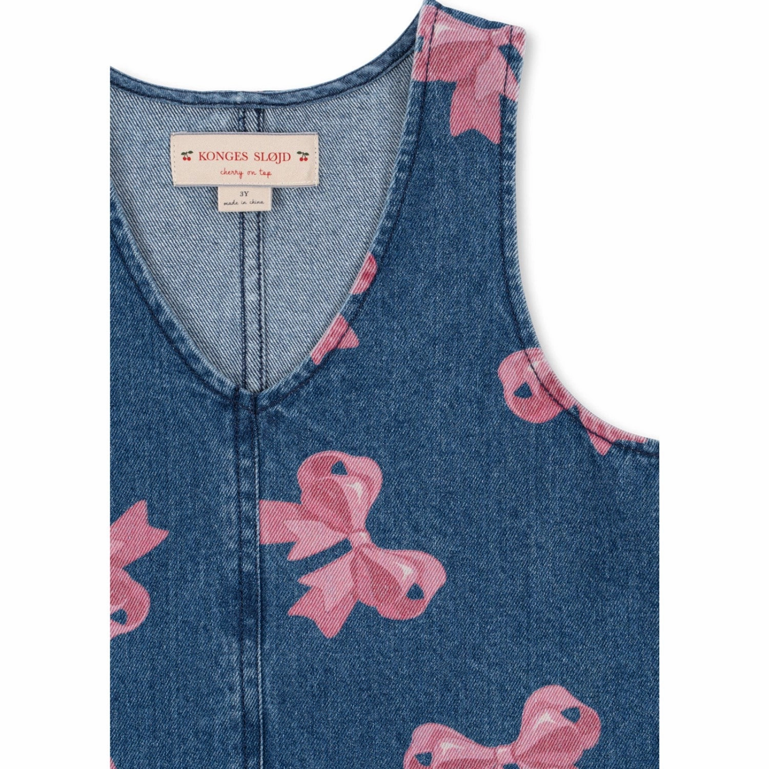 Collar Konges Sljd Bella Bow (For Denim) Magot Dress Gots
