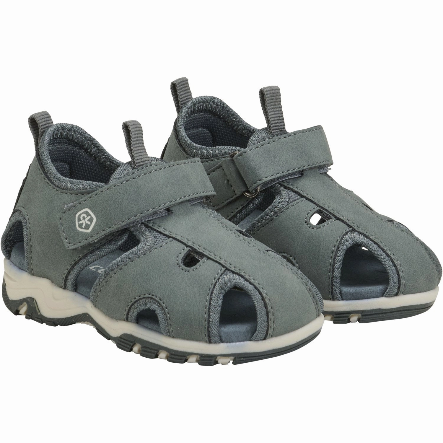 Color Kids Balsam Green Baby Sandals W. Velcro Strap Velcro shoes Plain shoes