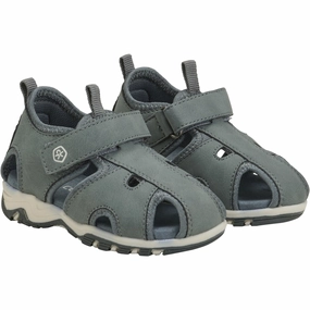 Color Kids Balsam Green Baby Sandals W. Velcro Strap Velcro shoes Plain shoes