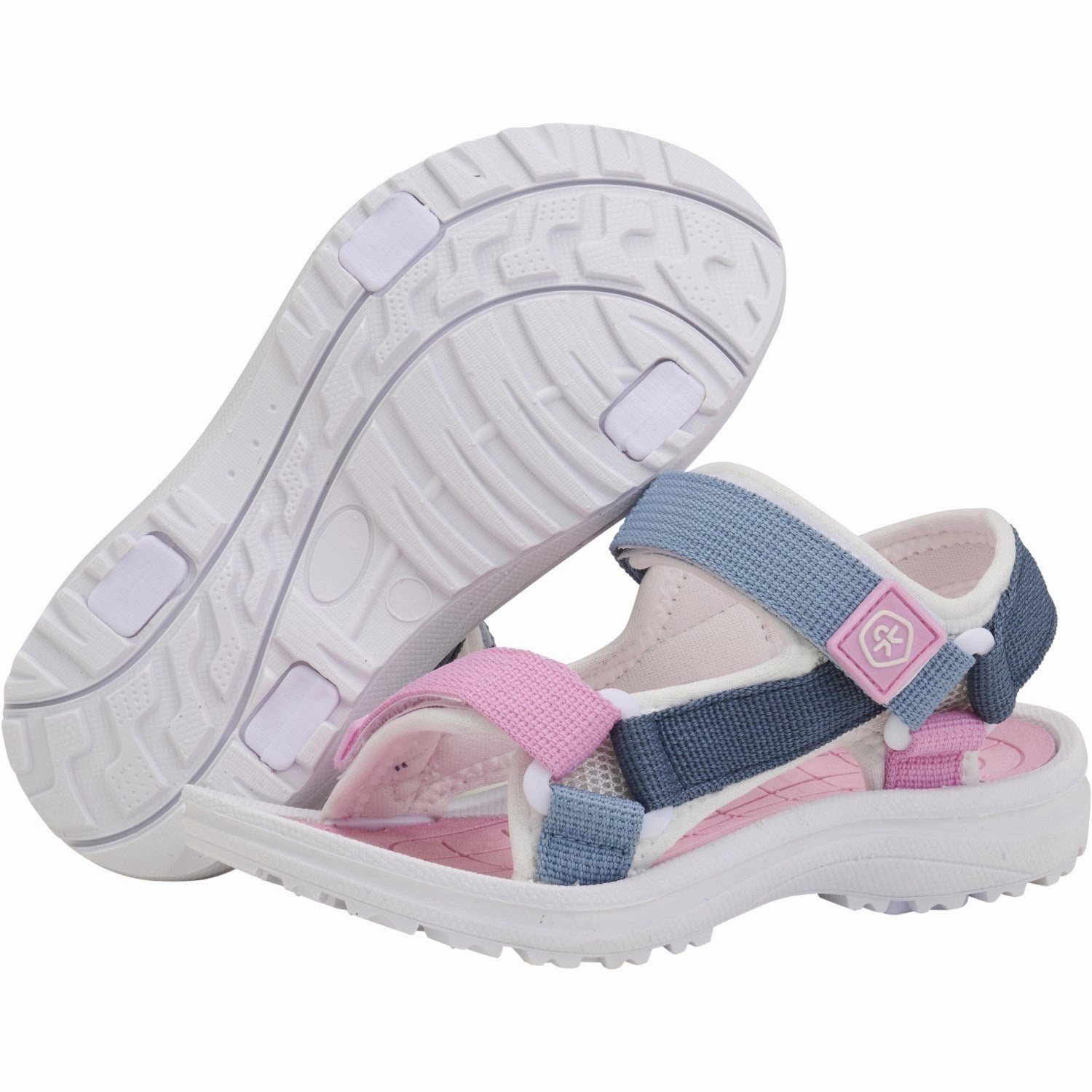 Color Kids Orchid Colorblock Sandals W. Velcro Collectible shoes