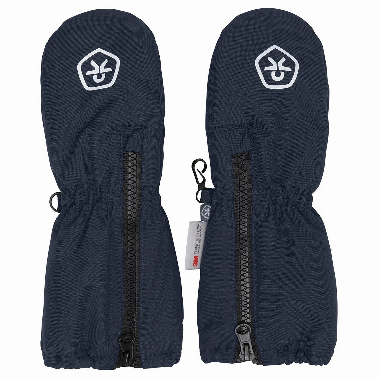 Color Kids Total Eclipse Mittens w. Zipper Velvet Luxury