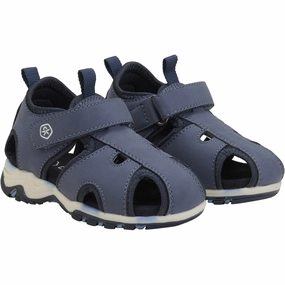 Color Kids Vintage Indigo Baby Sandals W. Velcro Strap Trail shoes Chelsea boots