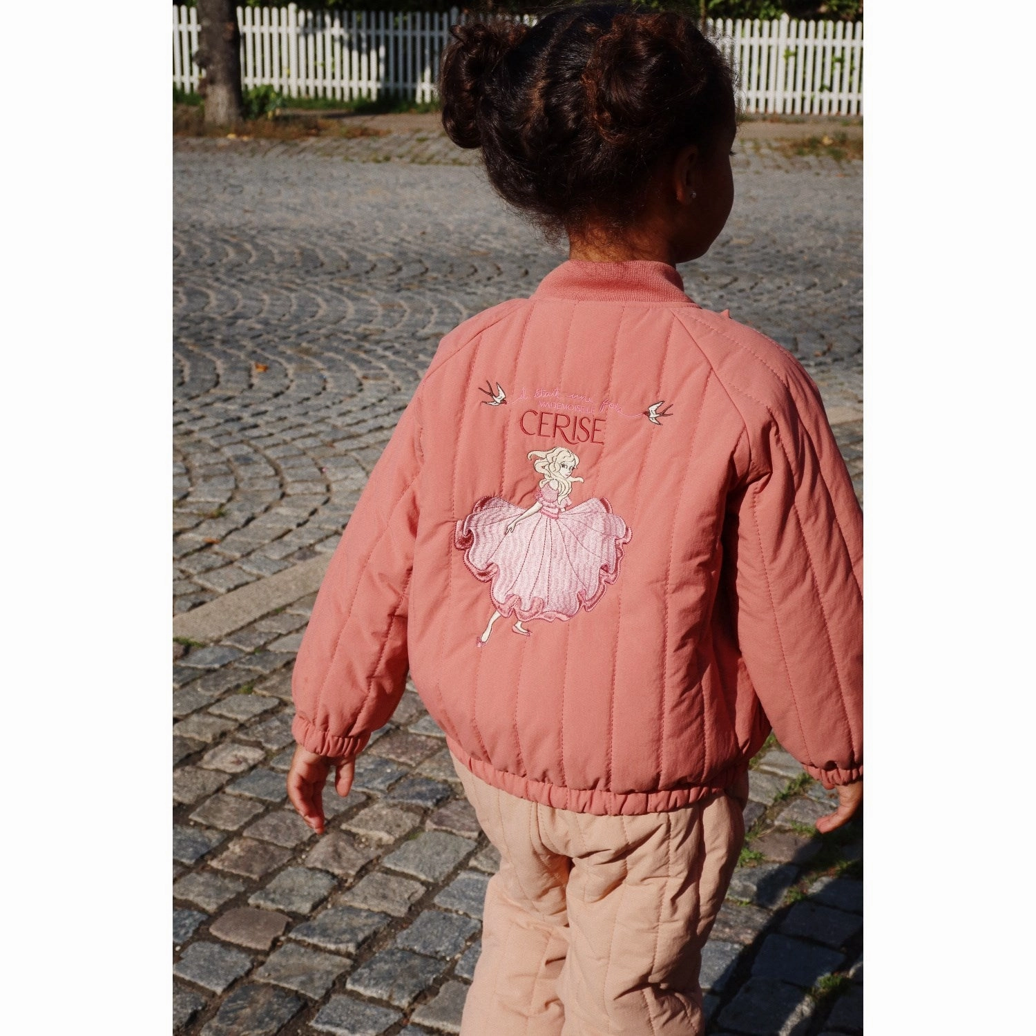 Color Konges Sljd Canyon Rose Juno Frill Bomber Jacket