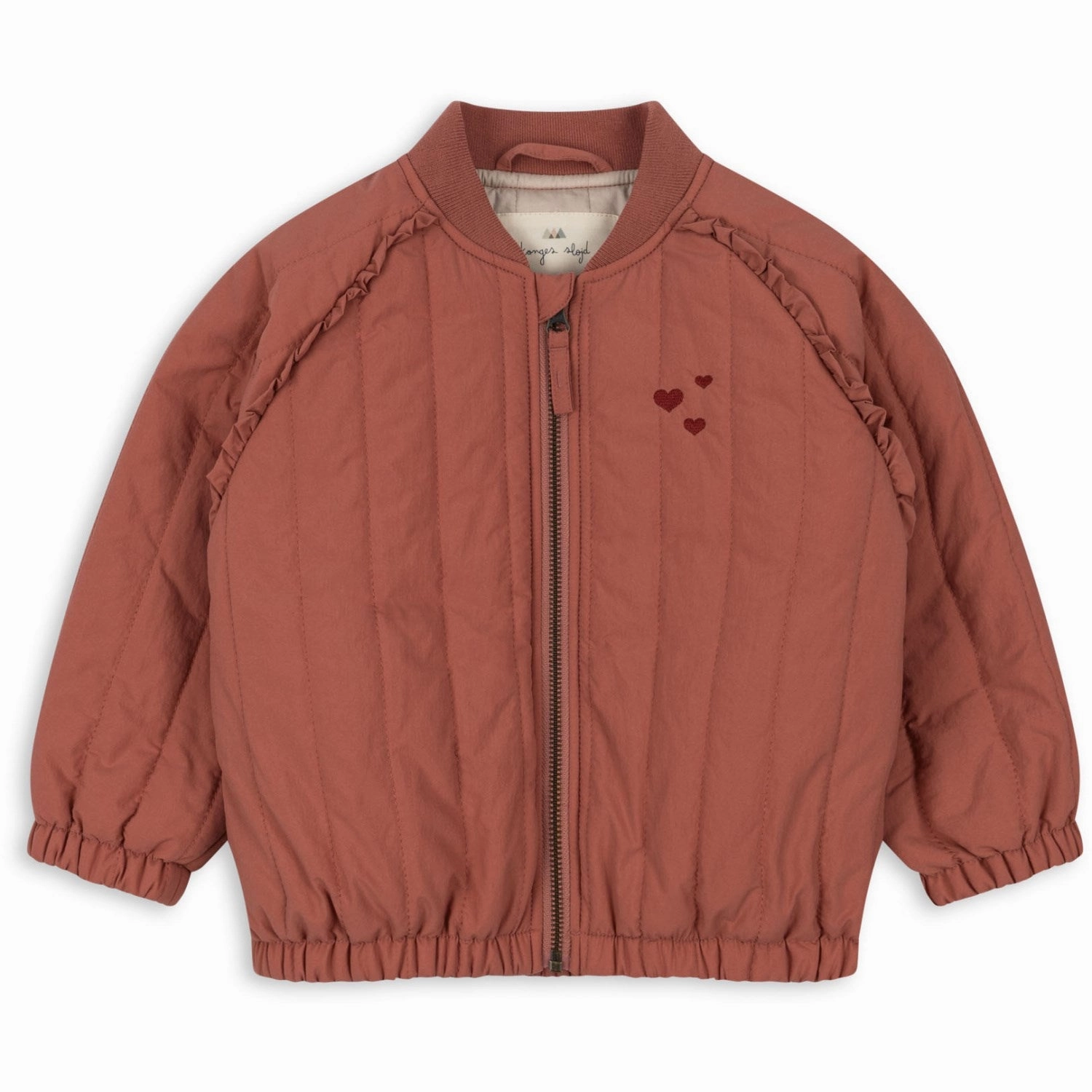 Color Konges Sljd Canyon Rose Juno Frill Bomber Jacket Statement