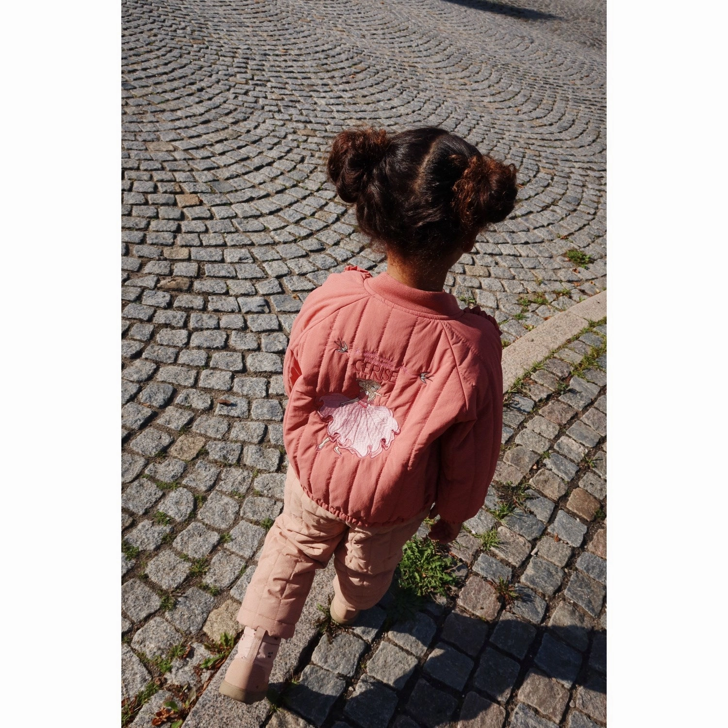 Color Konges Sljd Canyon Rose Juno Frill Bomber Jacket