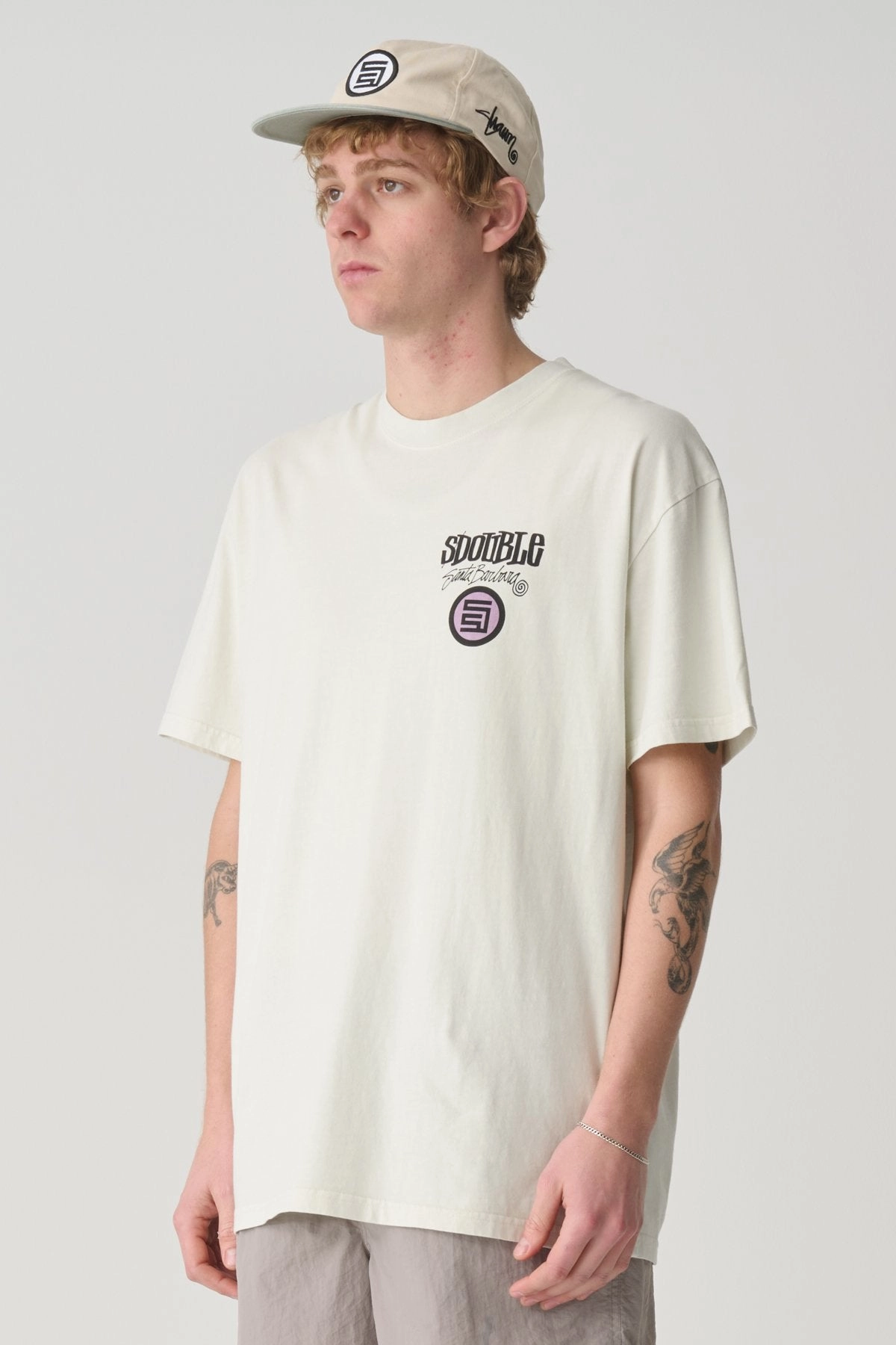 Combo Platter Tee Washed White sale garden furniture