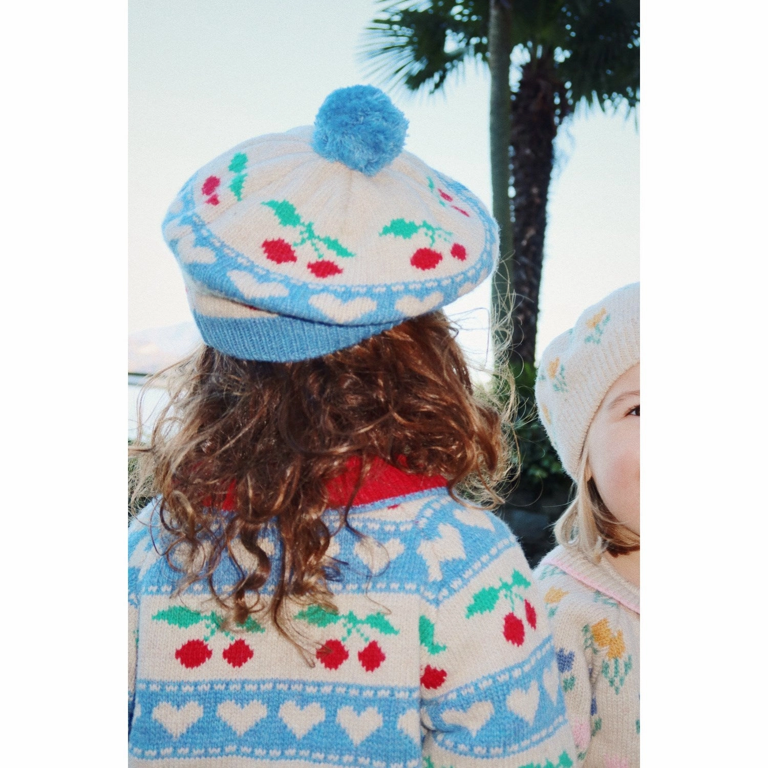 Comfortable Konges Sljd Cherry Stripe Belou Knit Cardigan