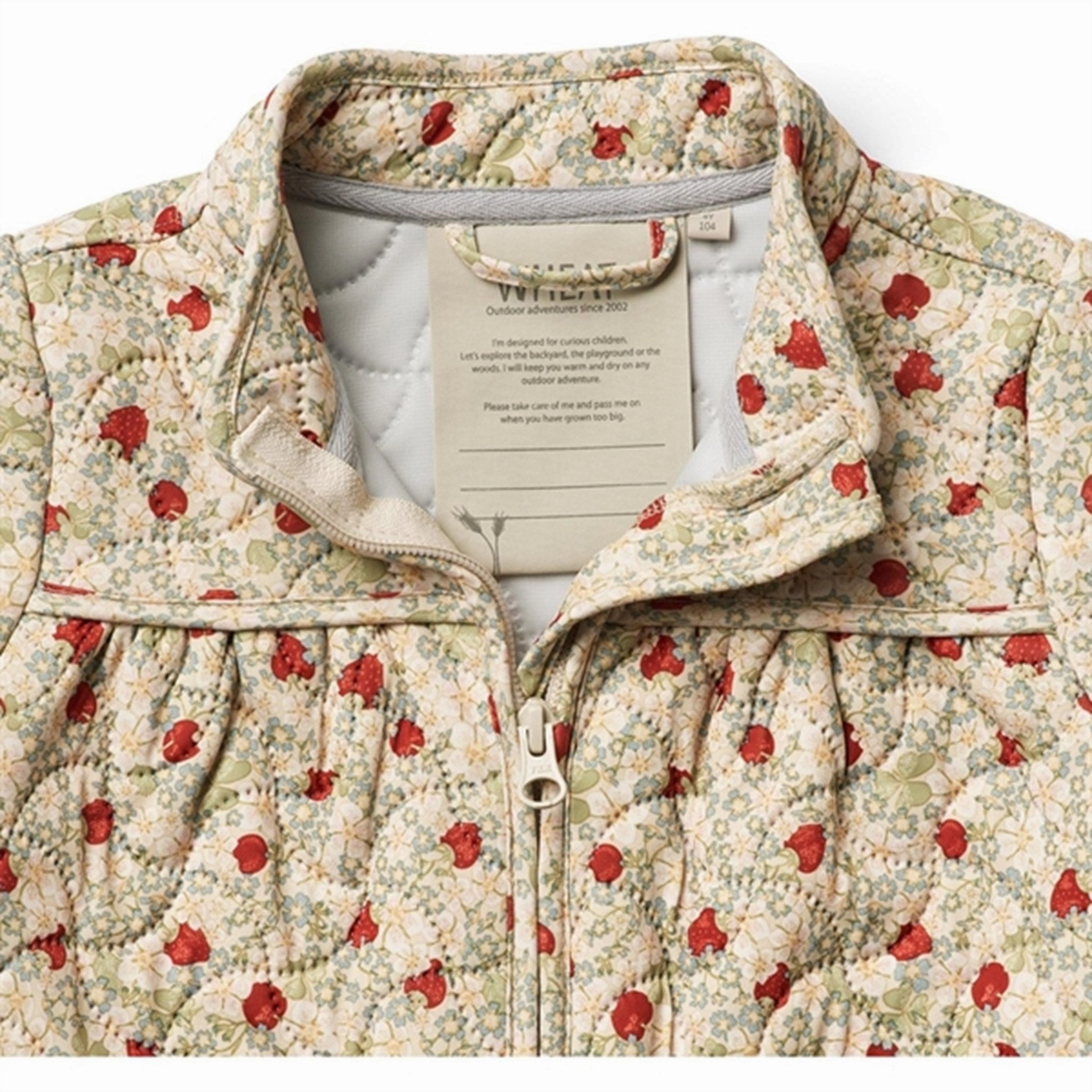 Comfortable Wheat Thermo Strawberry Jacket Thilde
