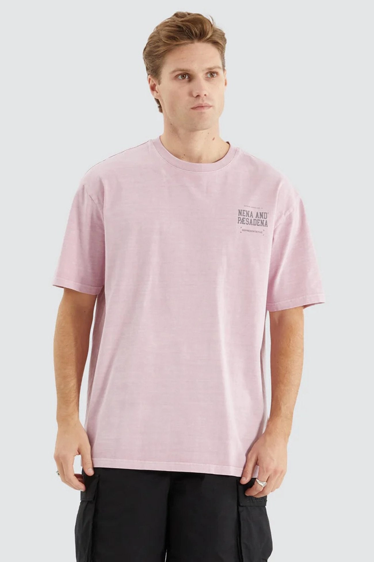 Compact Box Fit Tee Pigment Pink vape sale sales counter