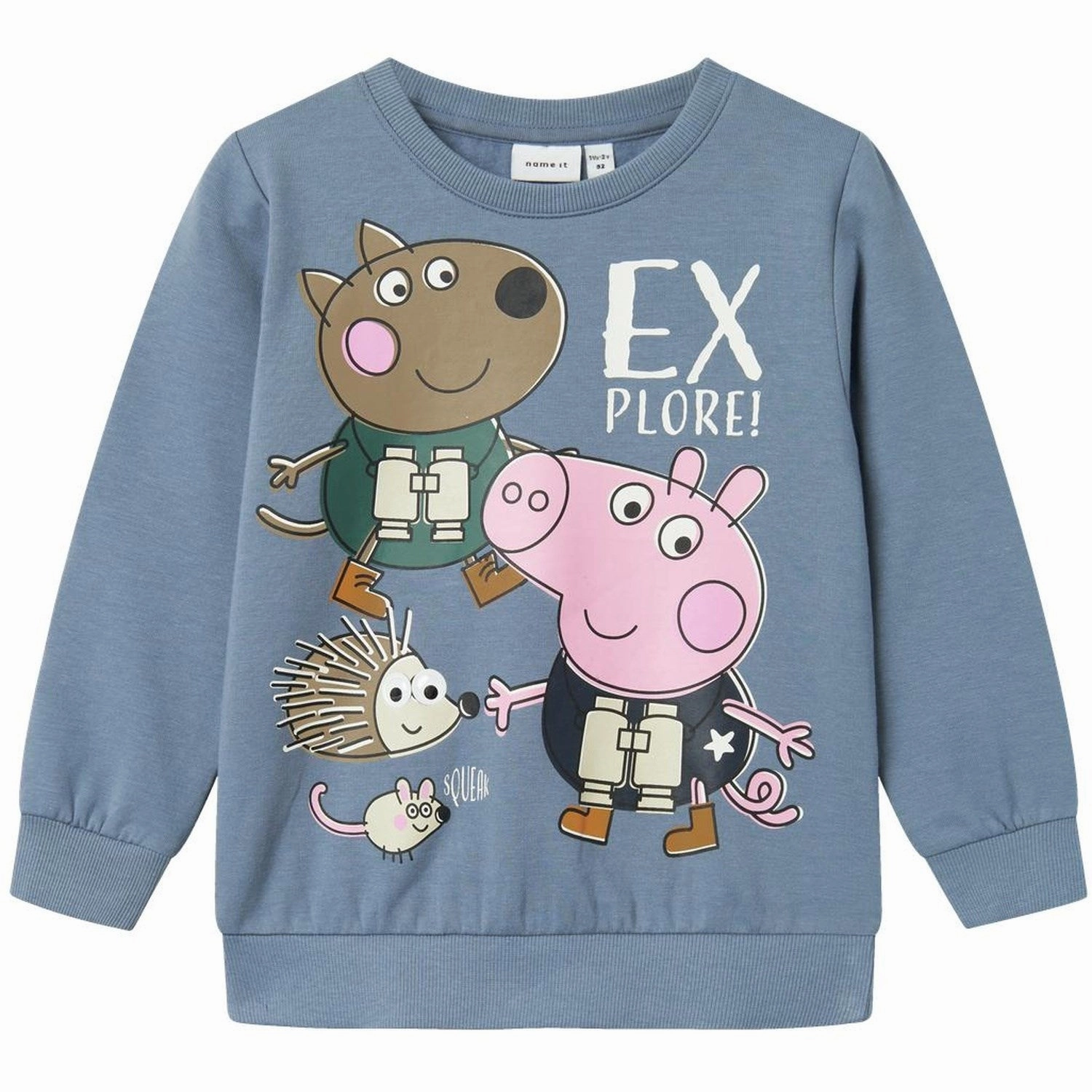Contemporary Name It Flint Stone Osgar Peppa Pig Regular Sweatshirt Eco-friendly