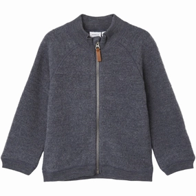 Contemporary Name It Ombre Blue Wmino Wool Brushed Cardigan Elegance