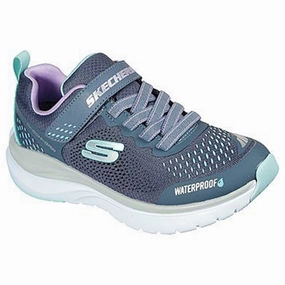 Contemporary Skechers Girls Ultra Groove Hydro Mist Waterproof Grey Multicolor Perfection