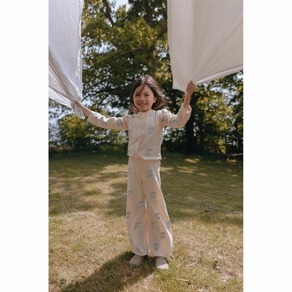 Cotton Flss Harper Pants Sea Salt/Warm Cotton