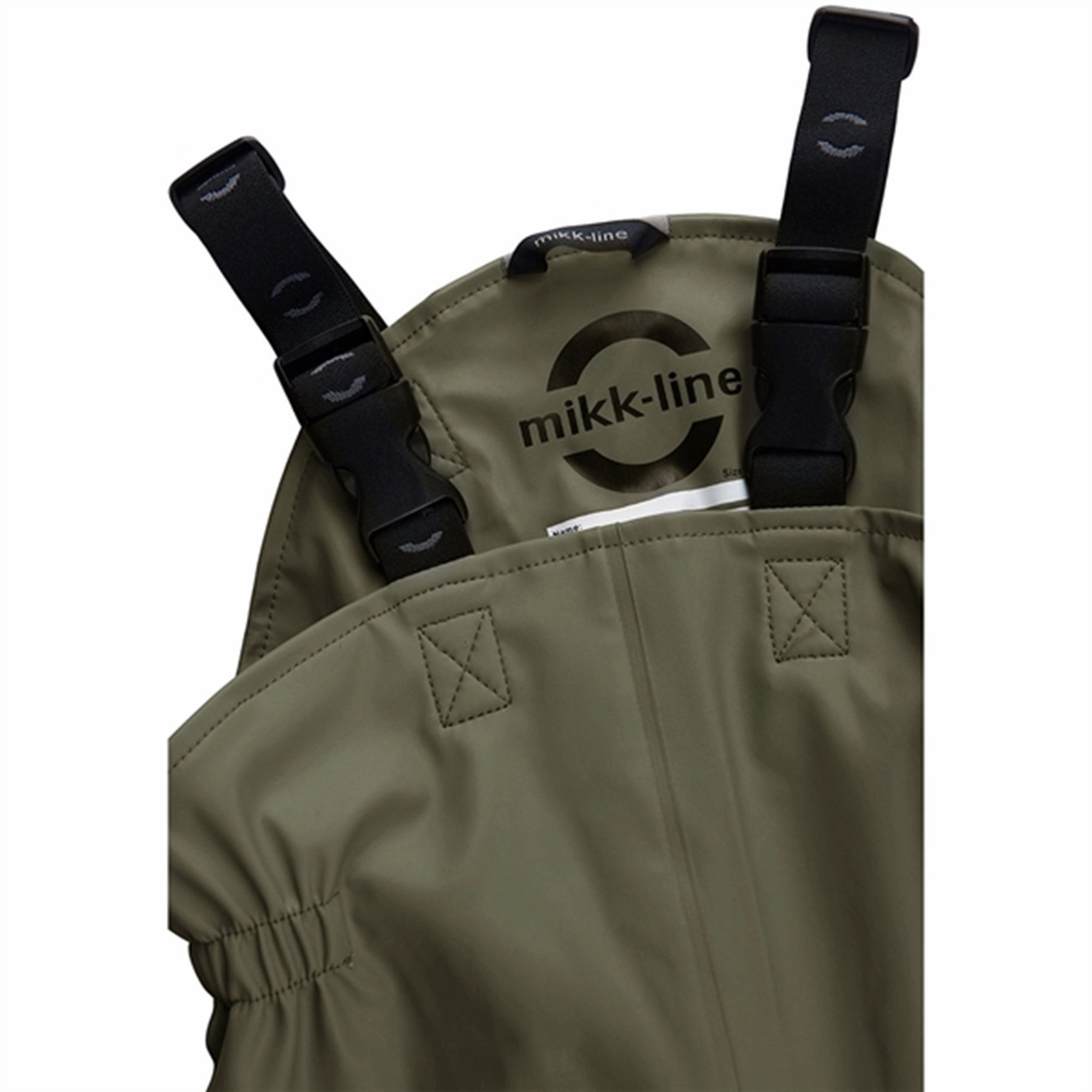Cotton Mikk-Line Rainwear Jacket And Pants Dusty Olive