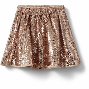 Cotton Sofie Schnoor Rose Gold Skirt Suede