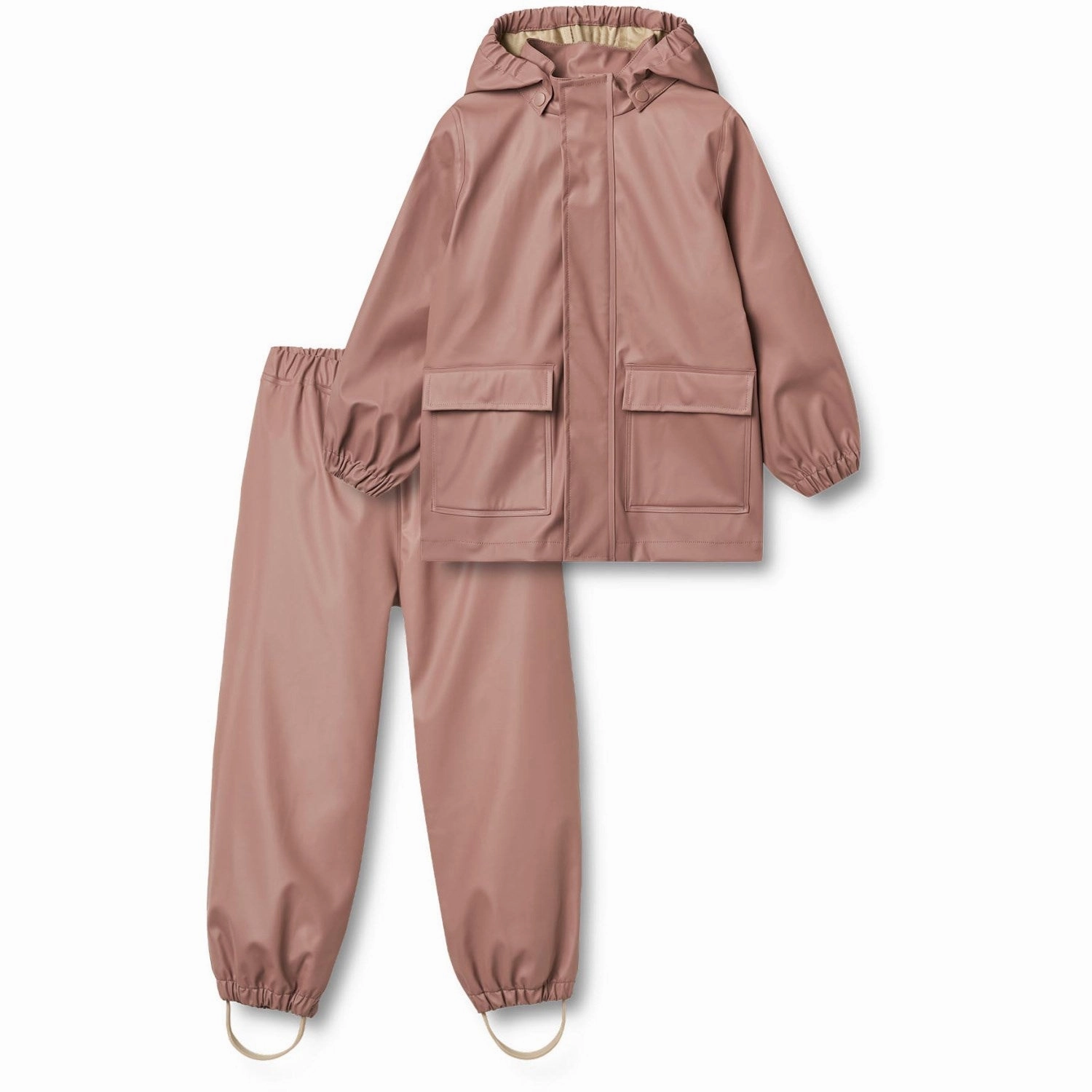 Cotton Wheat Dusty Lilac Rainwear Ola Set Athletic