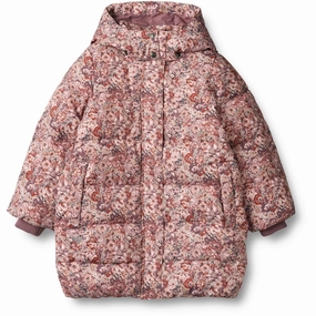 Cotton Wheat Flowers In Plenty Puffer Coat Yrsa Exclusive