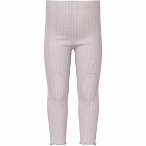 Coveted Name It Lilac Ash Wossa Wool/Silk Rib Leggings Captivating