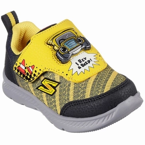 Coveted Skechers Boys Comfy Flex 2,0 Sneakers Yellow Black Exclusive